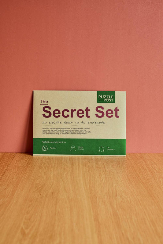The NEW Escape Room in An Envelope - The Secret Set game.