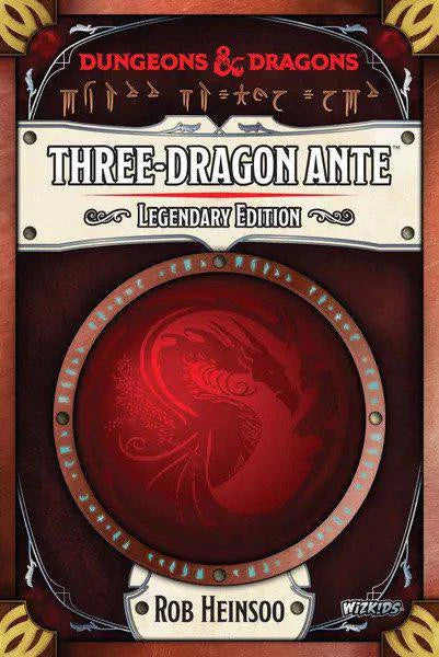 D&D RPG: Three-Dragon Ante - Legendary Edition cover featuring a red dragon emblem.