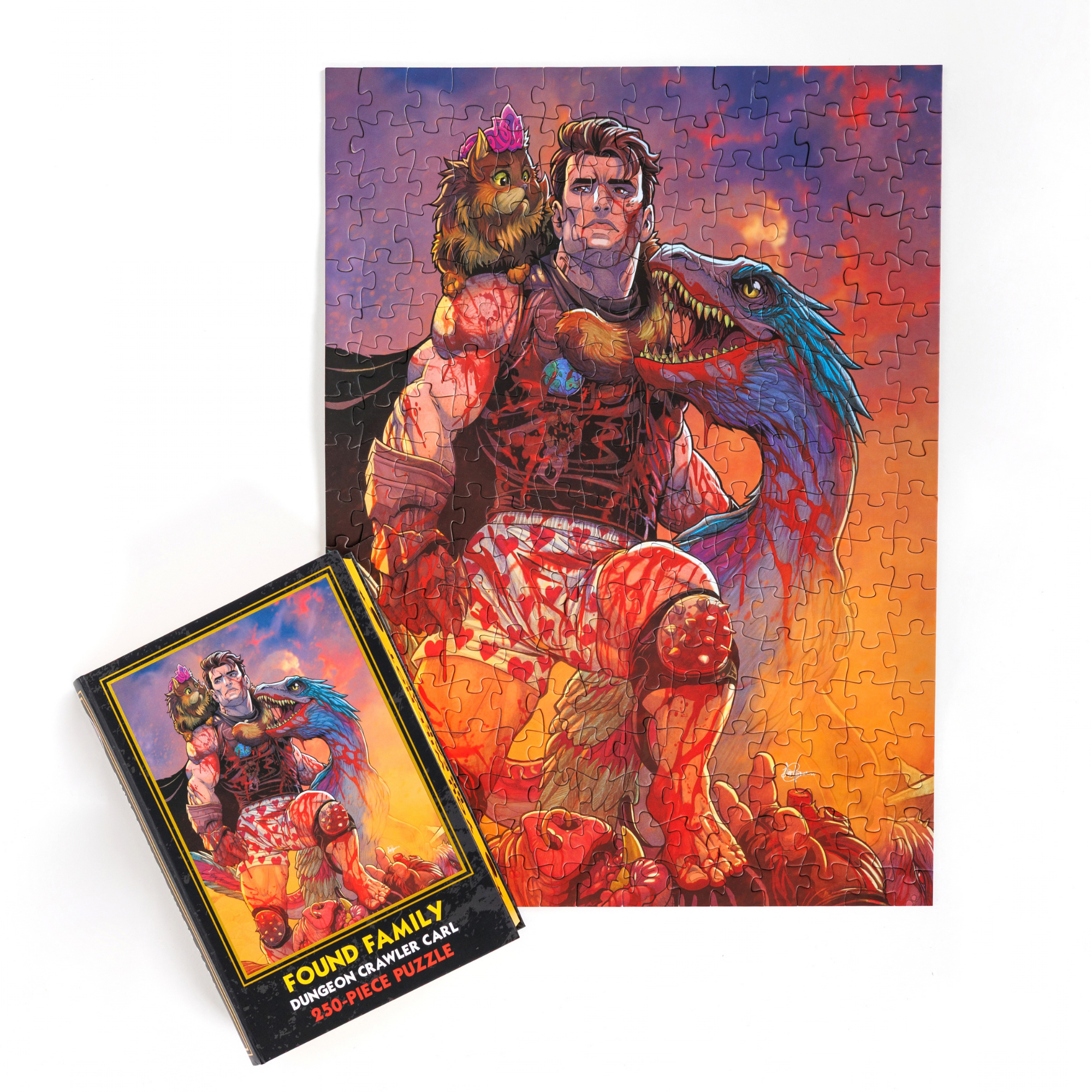 Found Family Keepsake Puzzle | Dungeon Crawler Carl with official collector box.
