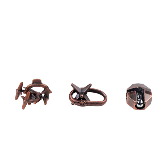 True Genius Viking Forge 3-piece Puzzle Set arranged side by side.