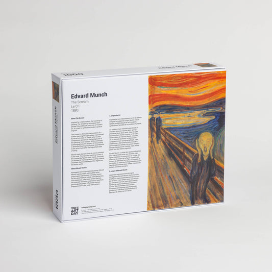 Edvard Munch The Scream puzzle, 1000 pieces.