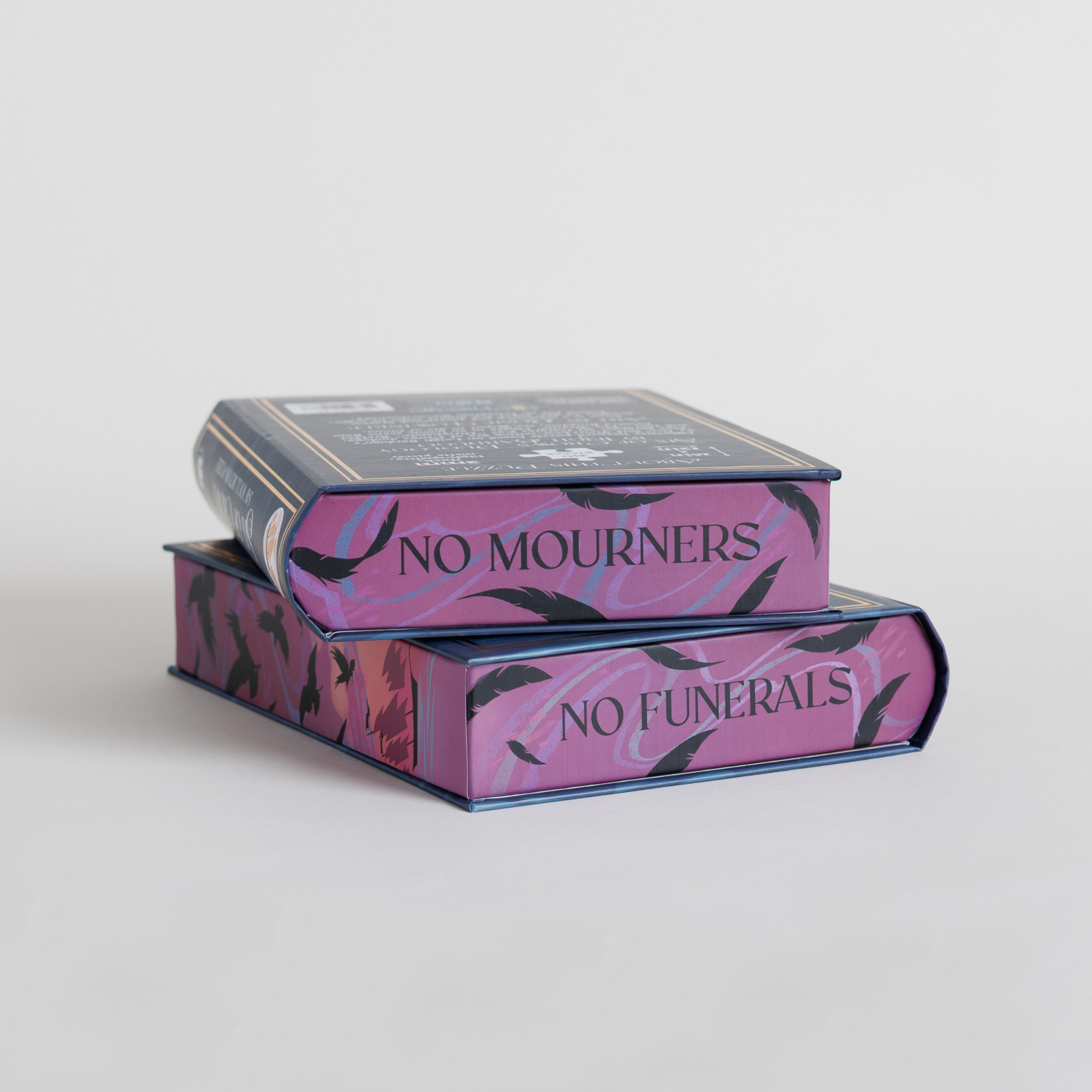 Purple-spined Say You’ll Return Keepsake Puzzle, Six of Crows Crooked Kingdom merchandise.