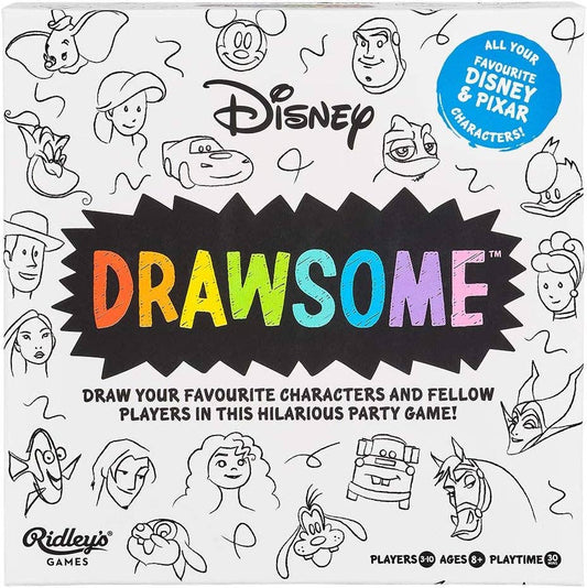 Disney Drawsome drawing game featuring Disney & Pixar characters, by Ridleys Games.