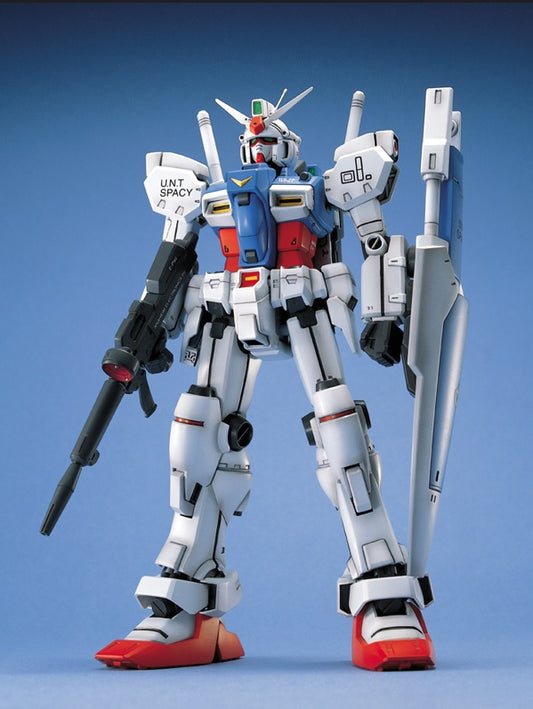 MG Gundam 0083 RX78GP01 Zephyrantes Gunpla model posed with gun and shield.