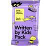 Cards Against Humanity Written by Kids, Family Edition card game in a purple snack pack.