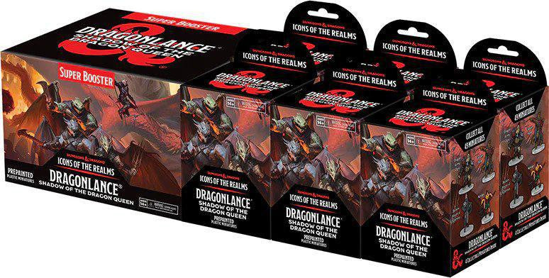 D&D Icon of the Realms Dragonlance Shadow of the Dragon Queen Booster Brick set with 25 pre-painted miniatures.