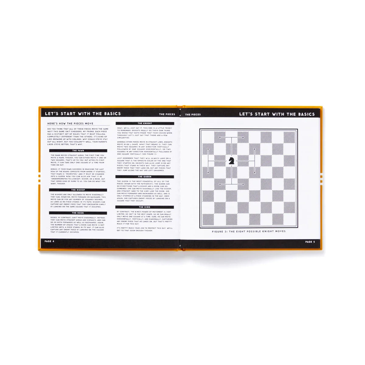 Its Time to Say Yes to Chess Travel Edition open instruction book with board diagram and pegged pieces.