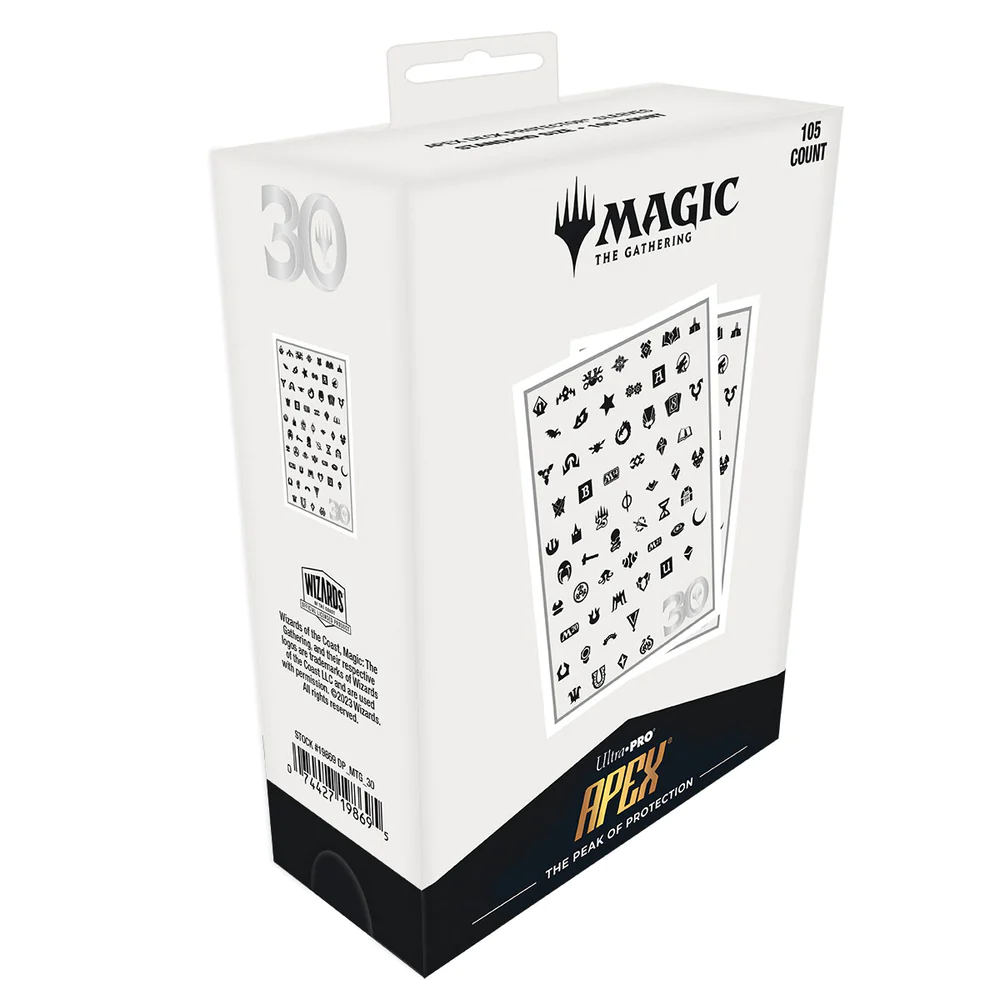 30th Anniversary 105ct APEX Ultra Pro Deck Protector Sleeves for Magic The Gathering