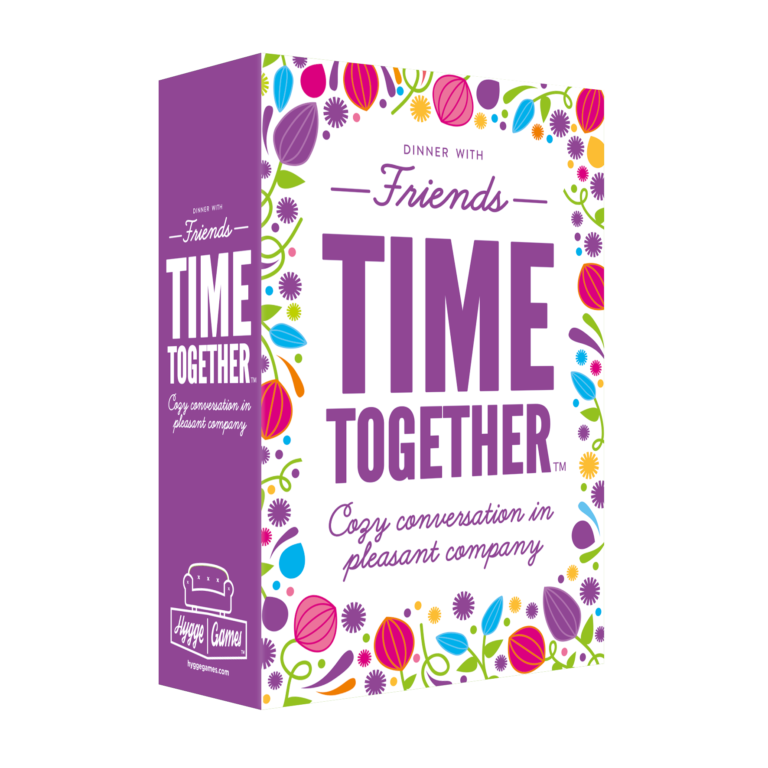 Time Together Dinner with Friends boxed set. Product label visible.