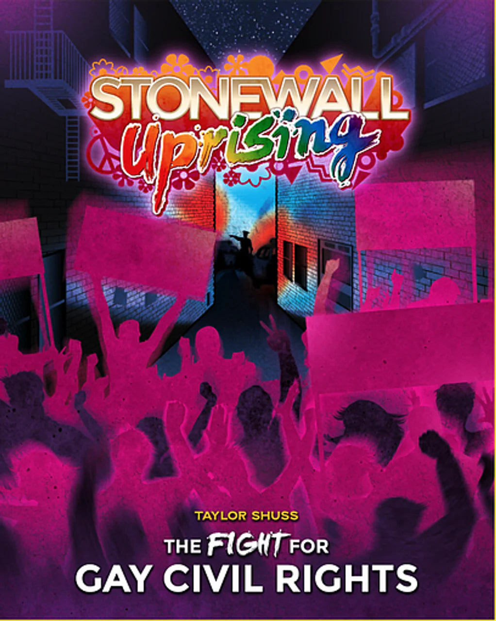Stonewall Uprising, 2-player historical board game featuring crowds holding protest signs on the cover.