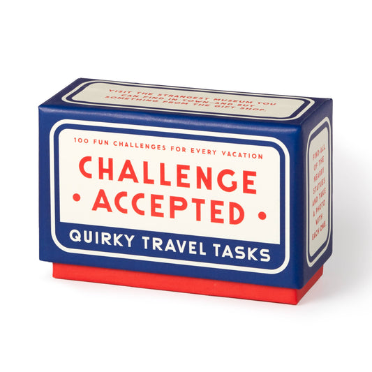 Brass Monkey Challenge Accepted Travel Tasks Card Deck.