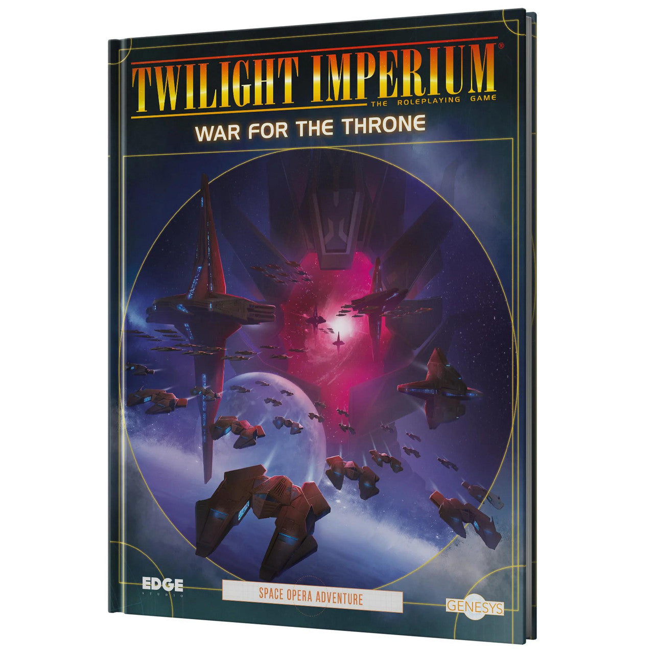 War for the Throne - A Twilight Imperium RPG Adventure book cover.