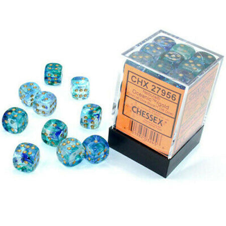 Chessex Nebula 12mm d6 Dice Block (36)