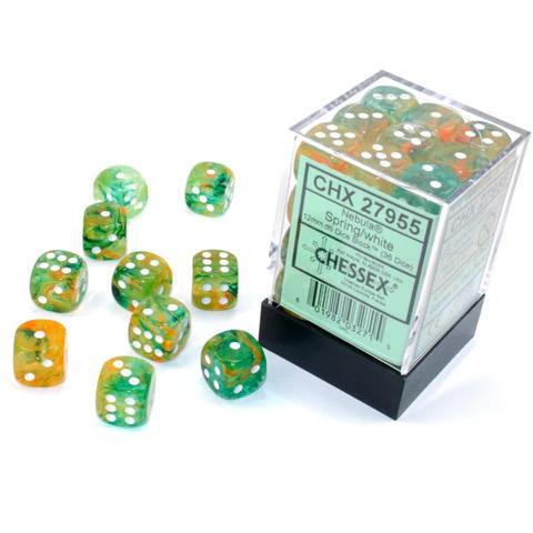 Chessex Nebula 12mm d6 Dice Block (36)