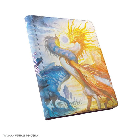 Gamegenic Zip-Up Album 18-Pocket, MTG Lorwyn Eclipsed: Celestial Reunion edition with phoenix and dragon artwork.