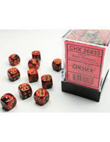 Chessex D6 Dice Block 12mm Gemini® (36 dice)