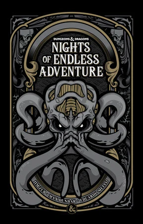 Nights of Endless Adventure cover featuring a tentacled creature with gothic D&D design elements.