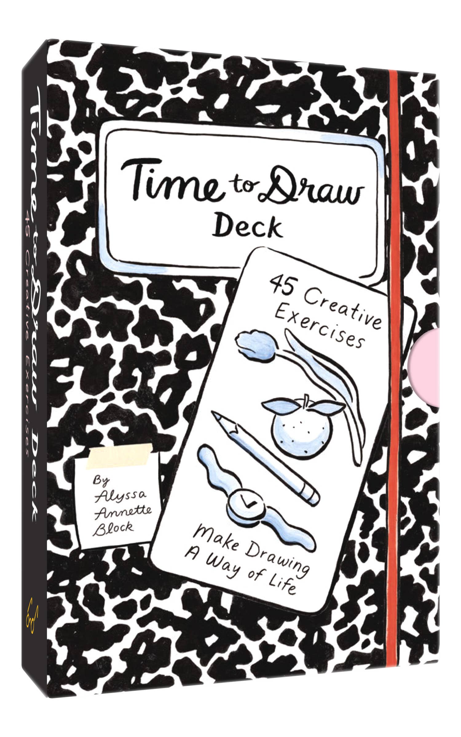 Time to Draw Deck box containing creative drawing exercises and prompts.