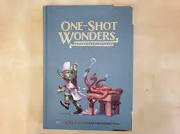 One-Shot Wonders book cover with a goblin chef and tentacled beast in a fantasy kitchen.
