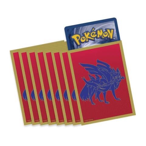 Pokemon TCG: Sword & Shield Elite Trainer Box Card Sleeves - Zacian (65 Pack)