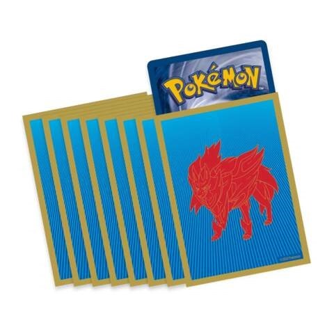 Pokemon TCG: Sword & Shield Elite Trainer Box Card Sleeves - Zamazenta (65 Pack)