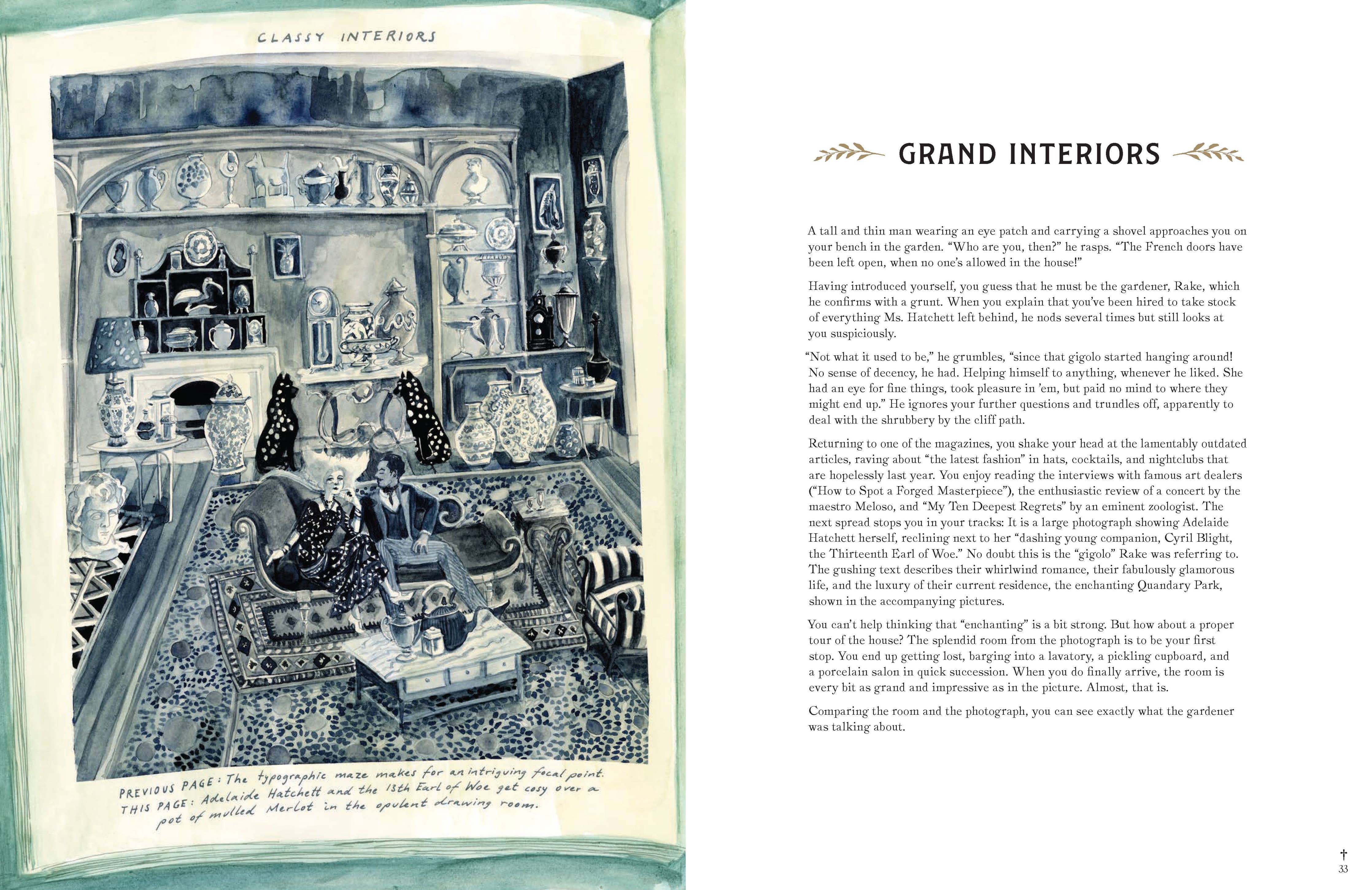 Murder Most Puzzling: Peril at Quandary Park game box featuring English manor theme.
