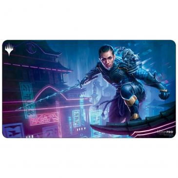 Kamigawa: Neon Dynasty Playmat Kaito Shizuki (V2) for Magic: The Gathering