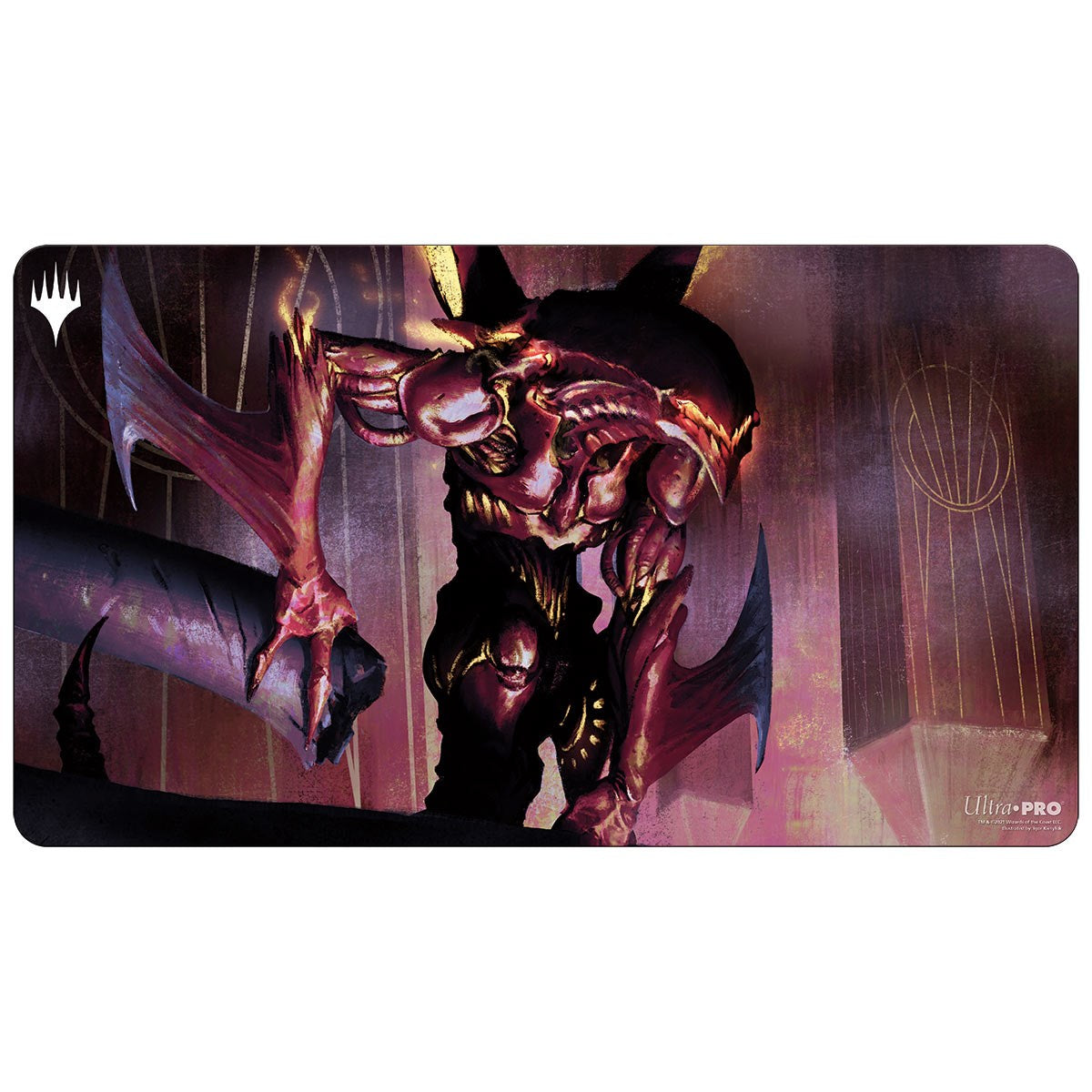 Commander Streets of New Capenna Playmat Urabrask, Heretic Praetor (F) for Magic: The Gathering