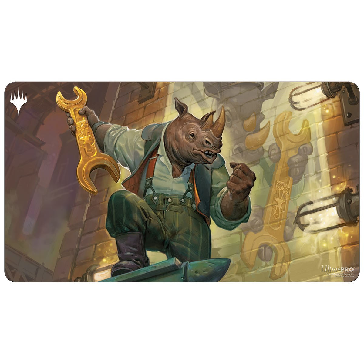 Commander Streets of New Capenna Playmat Workshop Warchief (G) for Magic: The Gathering