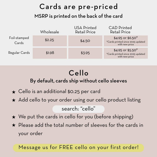 Cats Christmas Mischief Holiday Card, pre-priced, gold foil, recycled paper chart info, free cello on first order.
