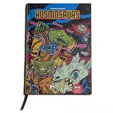 Kosmosaurs comic book featuring dinosaur astronauts as galaxy protectors on the cover.