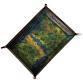 Folding Dice Tray with Pathfinder map design, showing a colorful forest and river.