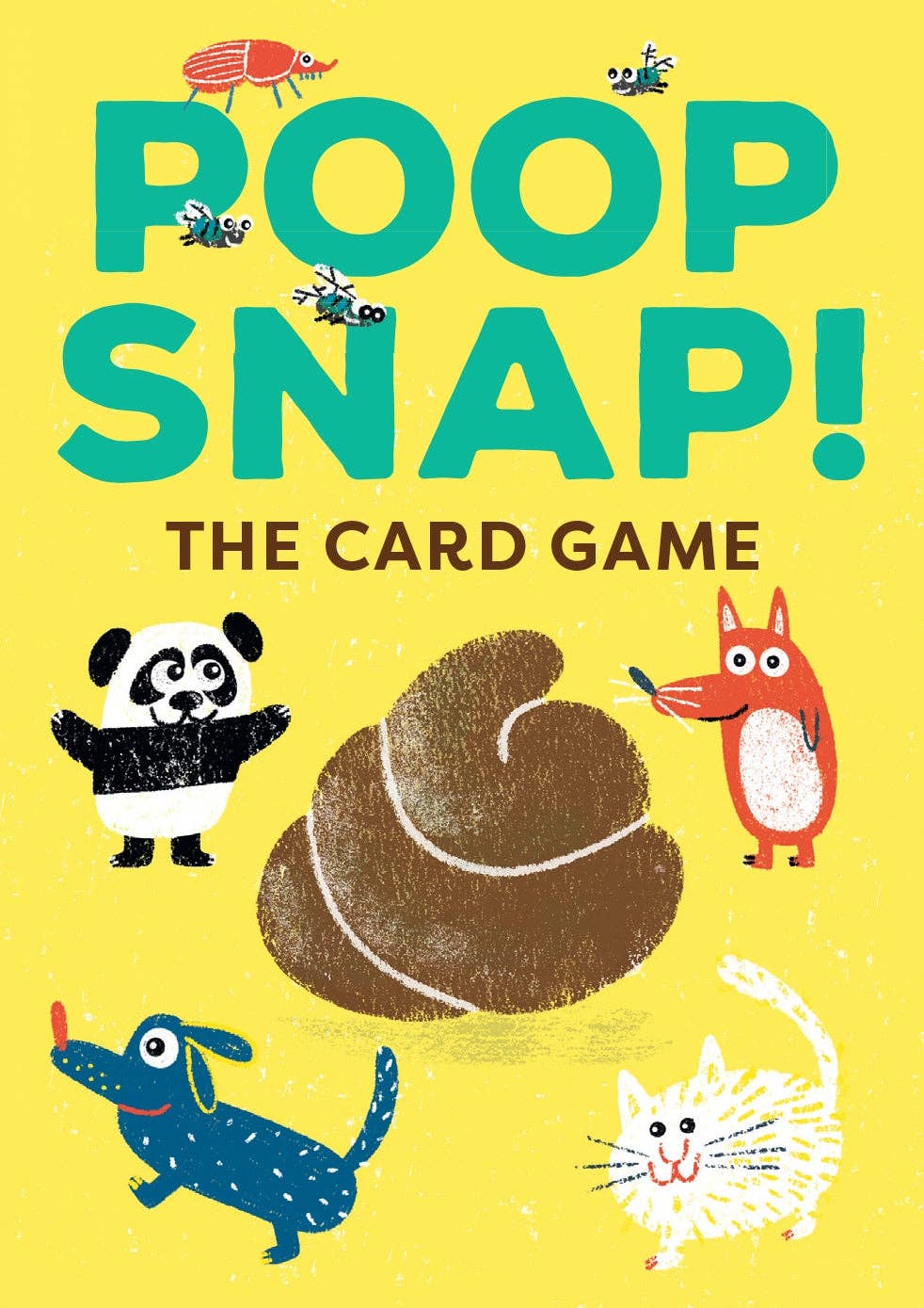 Poop Snap game cover featuring cartoon animals and poop graphic.