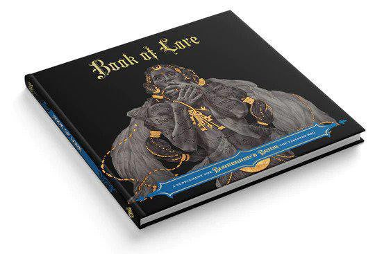 Bluebeards Bride: Book of Lore hardcover fiction supplement with black and gold cover art featuring a haunting figure.