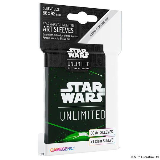 Gamegenic Star Wars Unlimited Sleeves, Shadows of the Galaxy Set, 60 sleeves plus 1 clear sleeve for cards.