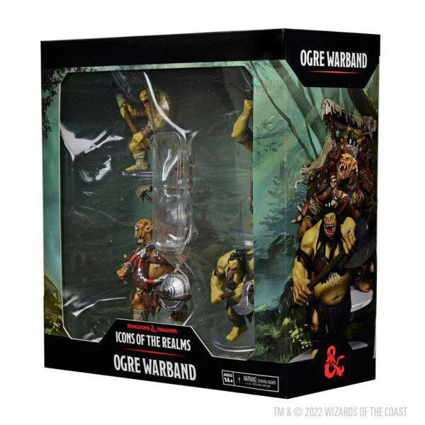 D&D: IR Ogre Warband boxed set with ogre miniatures.