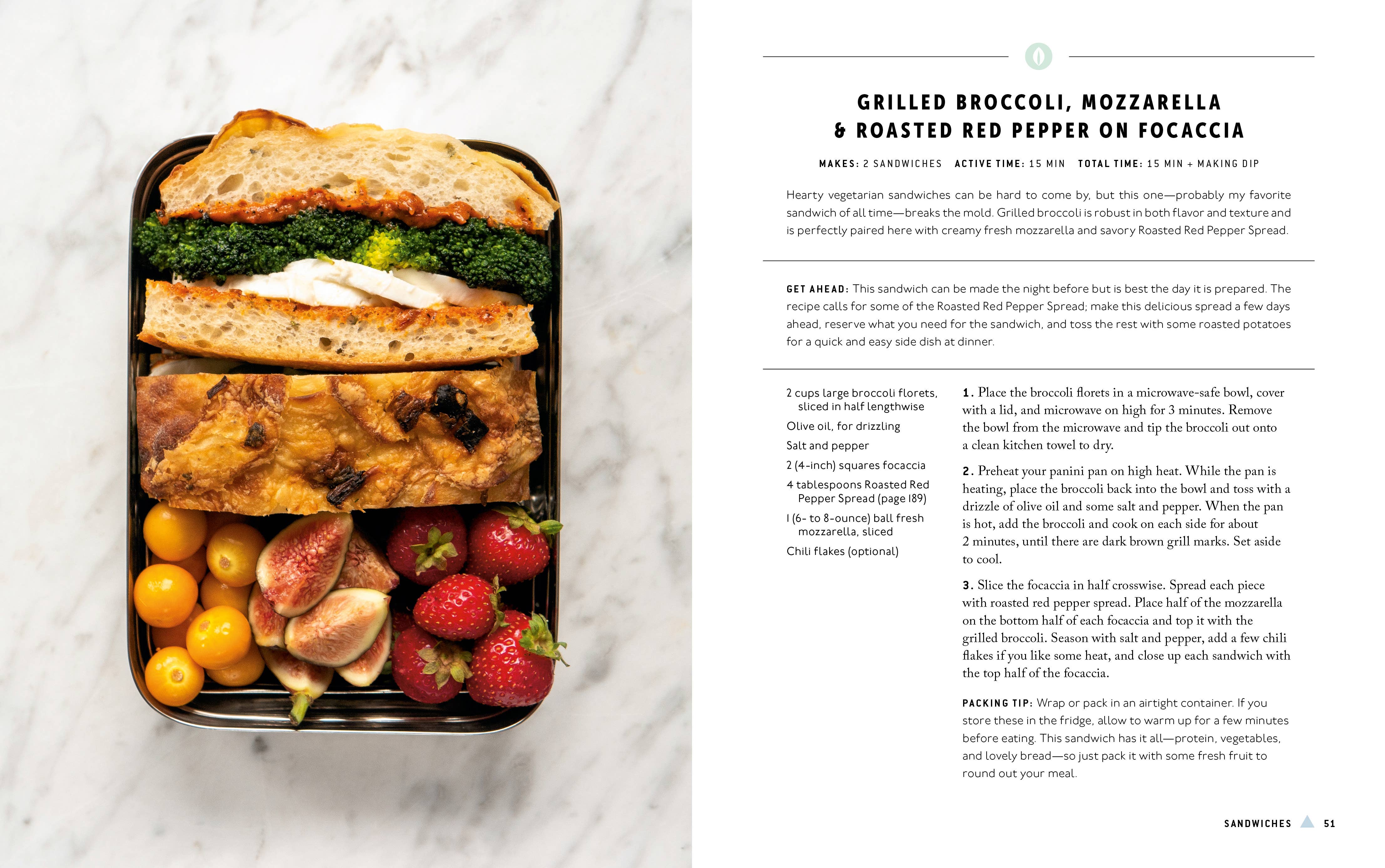 Lunchbox cookbook featuring over 75 lunch recipes for meal prep and healthy on-the-go lunches.