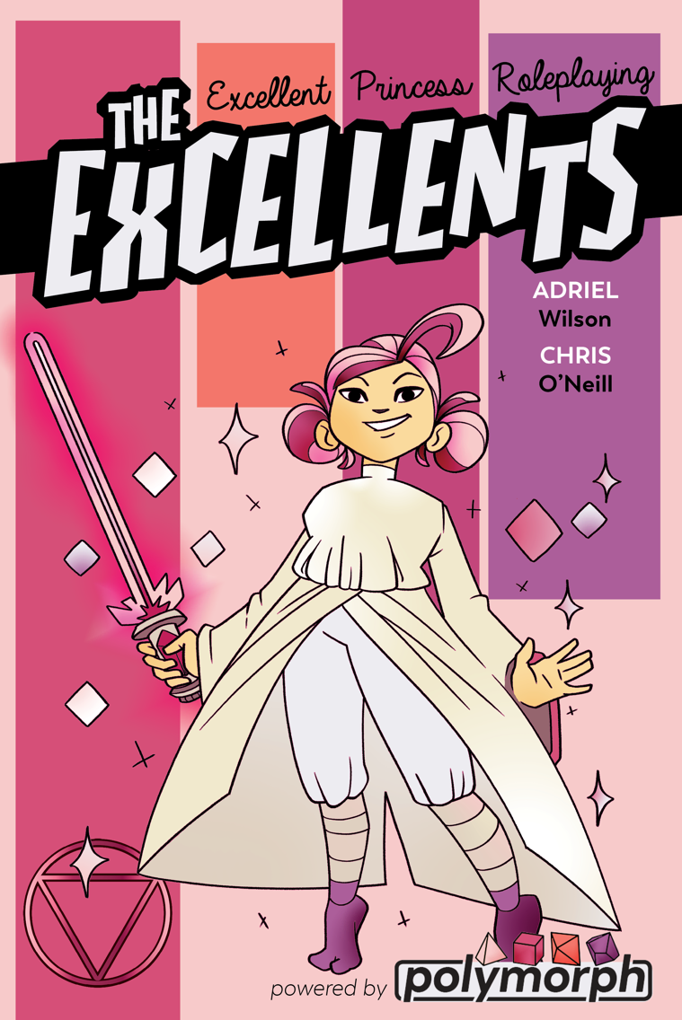 The Excellents - Princess Roleplaying Game AWESOME STARTER SET box featuring a princess with a pink sword on the cover.