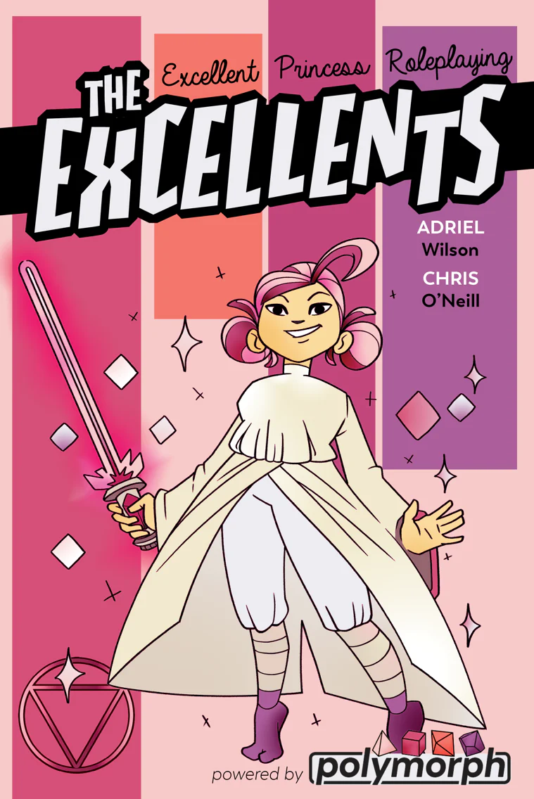 The Excellents AWESOME STARTER SET featuring a princess holding a glowing pink sword.