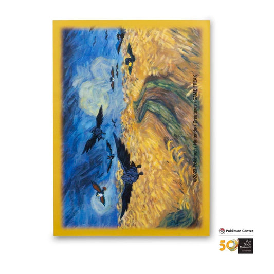 Corviknight card sleeves with Wheatfield with Crows art from the Van Gogh Museum collaboration.