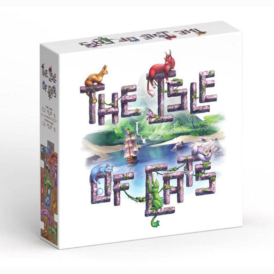 The Isle of Cats (2024) board game box showing cats and a ship on the cover.