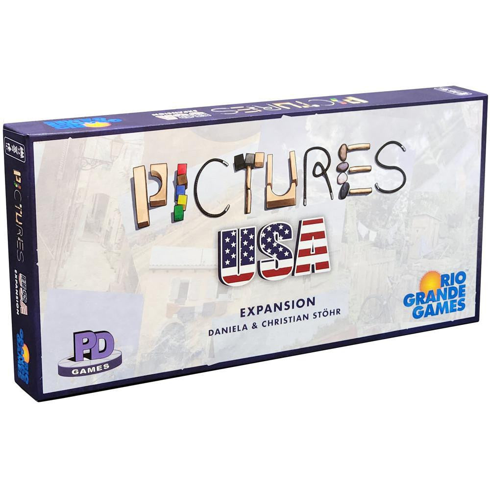 Pictures USA Expansion board game with photo cards and transparent cards by Daniela & Christian Stöhr.