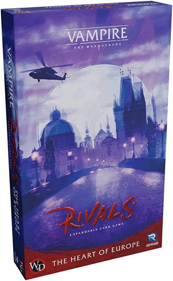 Box of Vampire The Masquerade Rivals ECG: The Heart of Europe Expansion.