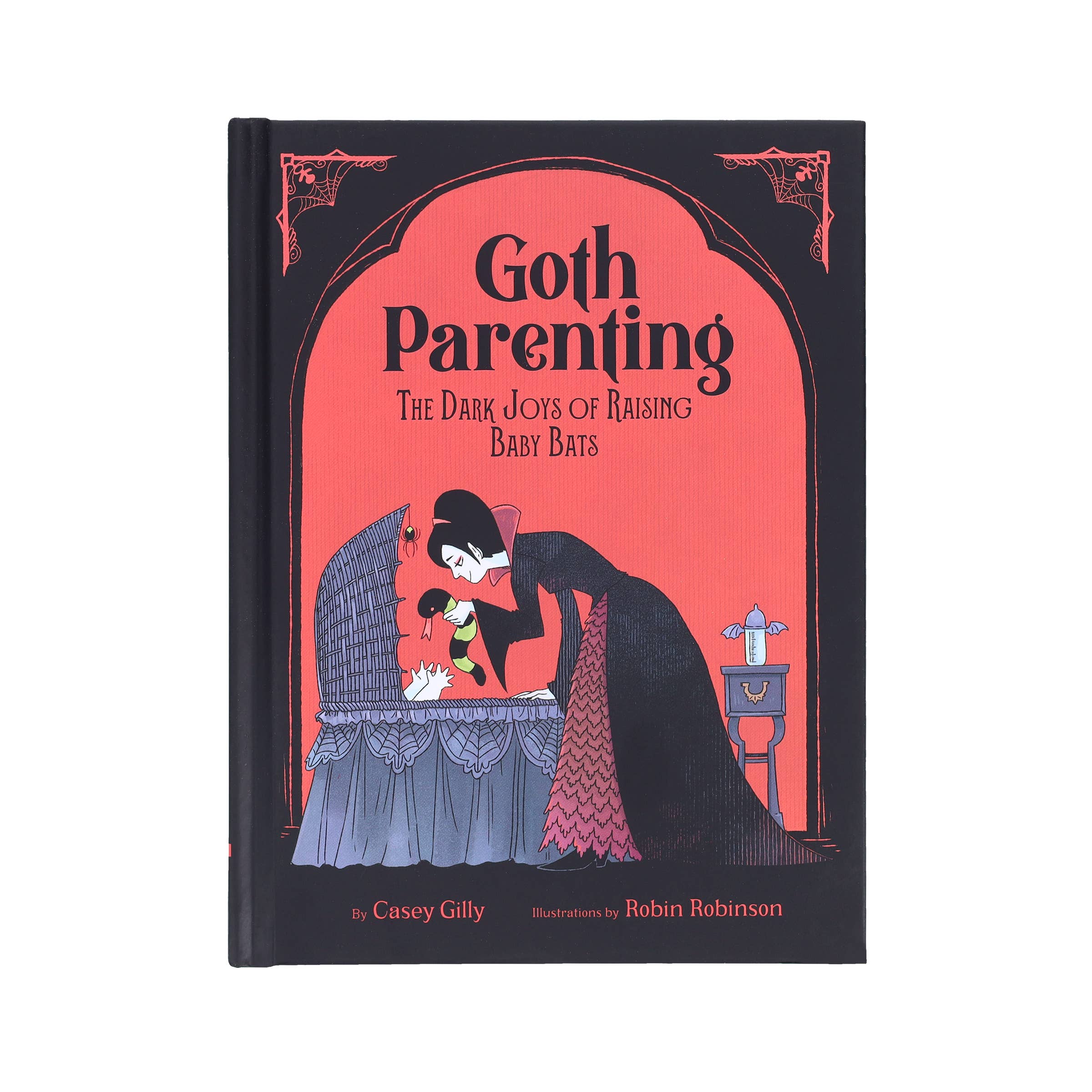 Goth Parenting: vintage-style humor book with illustrated goth parent and child on the cover.