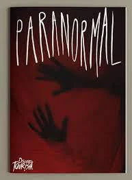 Paranormal by Exalted Funeral board game with dark red cover featuring shadowy hands.