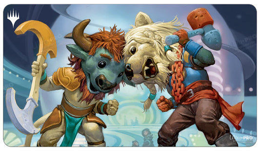 Unfinity Face Off Standard Gaming Playmat for Magic: The Gathering
