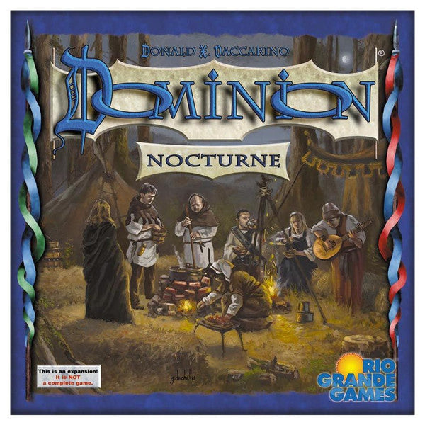 Dominion: Nocturne game box displaying its Night-themed expansion.