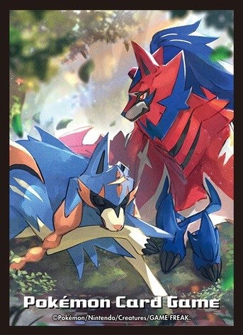 Pokemon TCG: Pokemon Center Japan Exclusive Card Sleeves - Zacian and Zamazenta (64-Pack)
