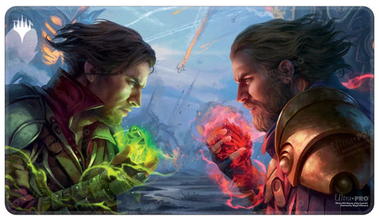 The Brothers' War Draft Booster Artwork Holofoil Standard Gaming Playmat for Magic: The Gathering