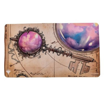 The Brothers' War Schematic Art Cloud Key Playmat for Magic: The Gathering